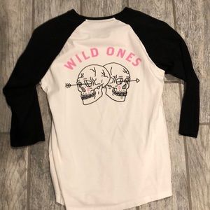 P&Co raglan baseball tee